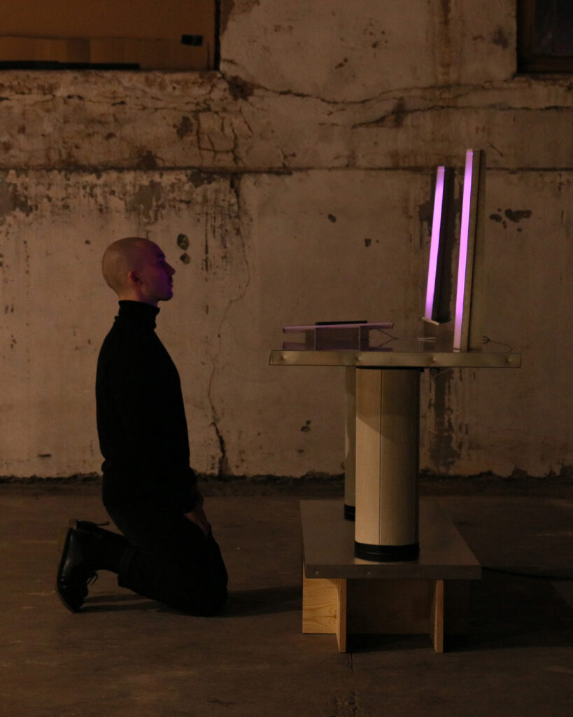 “Altar” by Arthur Bitsch, 2022 – conceptual art piece exploring ritual and symbolism.