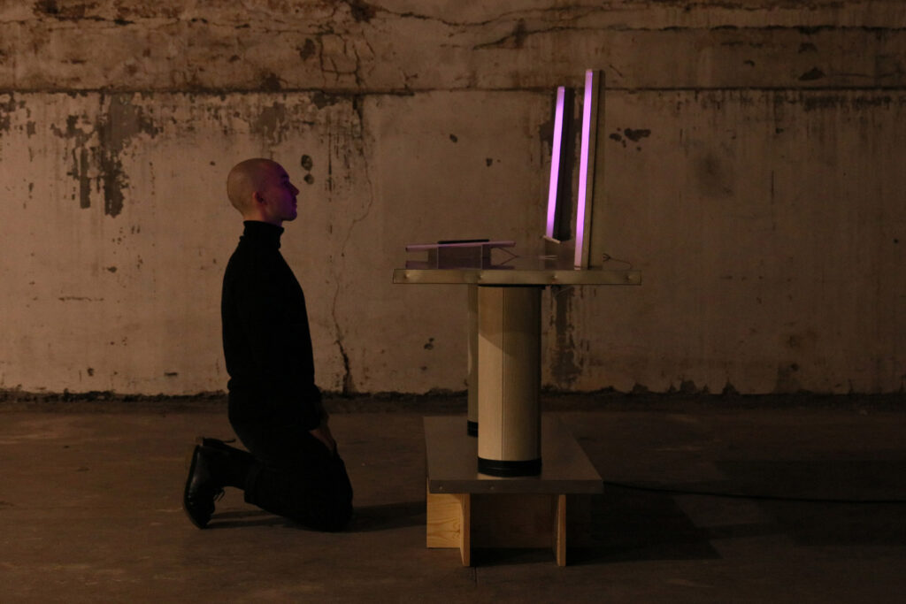 “Altar” by Arthur Bitsch, 2022 – conceptual art piece exploring ritual and symbolism.