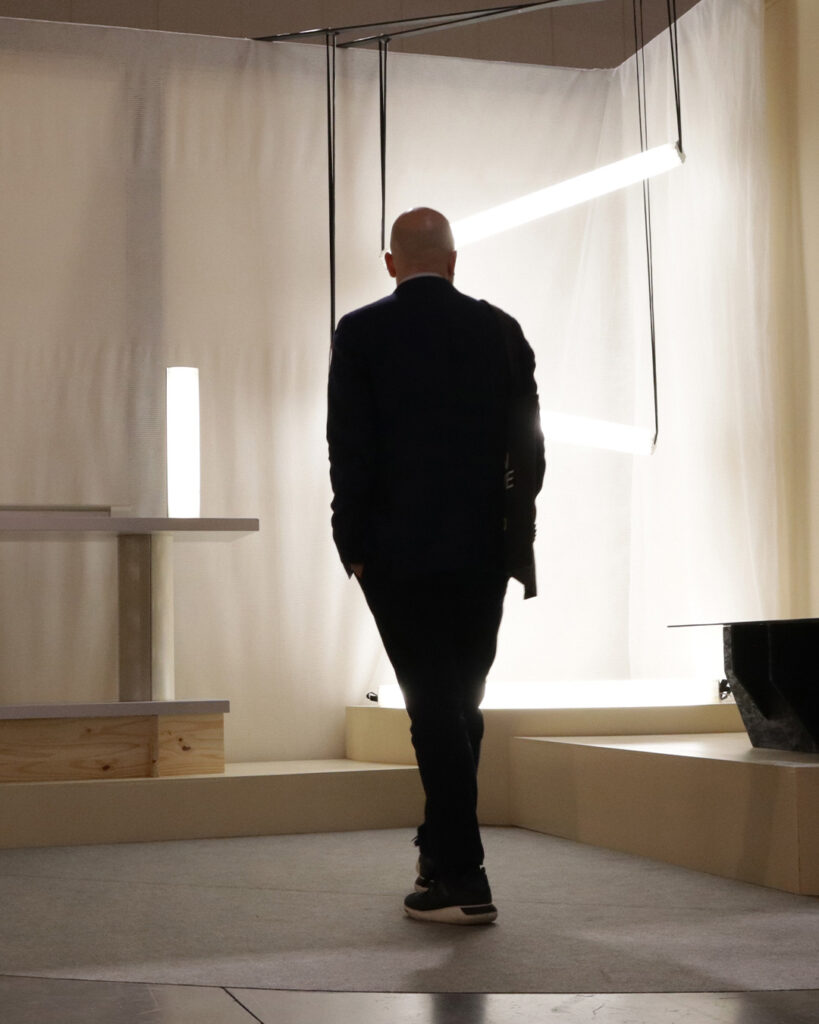 Scenography and objects presented by Arthur Bitsch at Salone Satellite 2024, Milan Design Week.