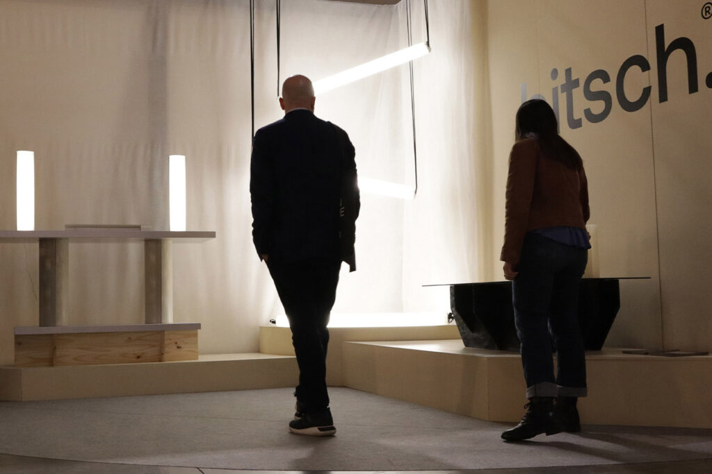 Scenography and objects presented by Arthur Bitsch at Salone Satellite 2024, Milan Design Week.